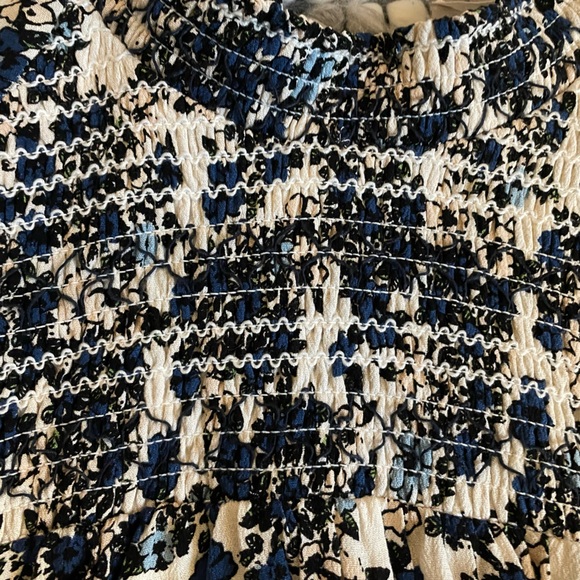 Free People floral dress/tunic mock turtleneck long sleeve - Picture 9 of 9